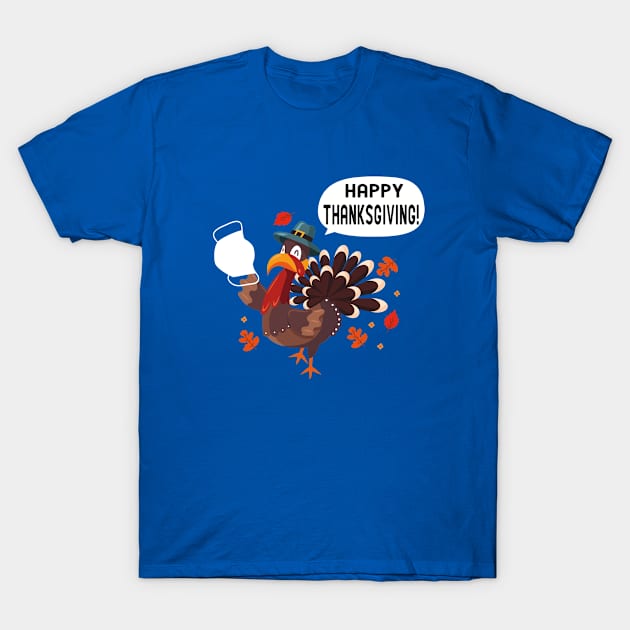 happy thanksgiving T-Shirt by good day store